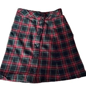 Size 0 h&m Plaid skirt